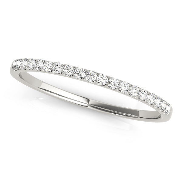 Natural Diamond Straight Wedding Band