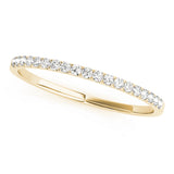 Natural Diamond Straight Wedding Band