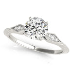 Lab Grown Diamond Antique Inspired Marquise Filigree Engagement Rings