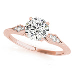 Lab Grown Diamond Antique Inspired Marquise Filigree Engagement Rings