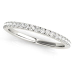 Lab Grown Diamond Straight Split Prong Wedding Band
