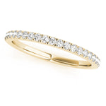 Lab Grown Diamond Straight Split Prong Wedding Band