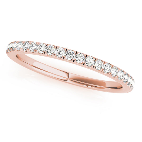Lab Grown Diamond Straight Split Prong Wedding Band
