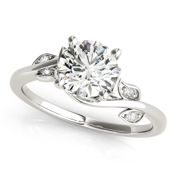 Lab Grown Diamond Floral Bypass Engagement Ring