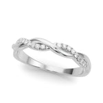 Lab Grown Diamond Twisted Wedding Band