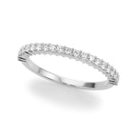 Lab Grown Diamond Shared Prong Wedding Band