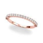 Natural Diamond Shared Prong Wedding Band