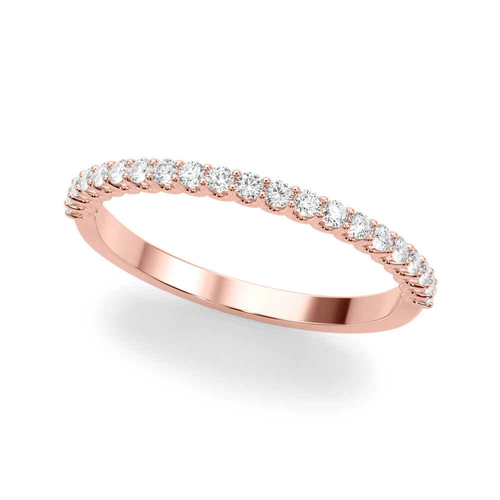 Lab Grown Diamond U-Prong Straight Wedding Band