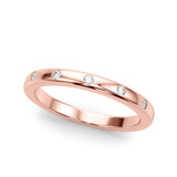 Lab Grown Diamond Burnished Wedding Band