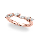 Lab Grown Diamond Marquise Wedding Band