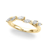Lab Grown Diamond Marquise Wedding Band