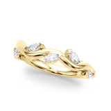 Lab Grown Diamond Nature Inspired Wedding Band