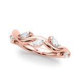 Lab Grown Diamond Nature Inspired Wedding Band