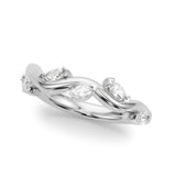 Lab Grown Diamond Nature Inspired Wedding Band