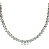 3 Prong Riviera Necklace not G