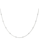 Natural Diamond Stationary Diamond Necklace