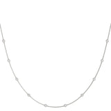 Natural Diamond Stationary Diamond Necklace