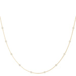 Natural Diamond Stationary Diamond Necklace
