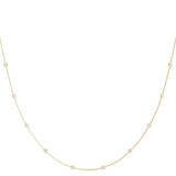 Natural Diamond Stationary Diamond Necklace