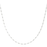 Bezel Set Station Necklace