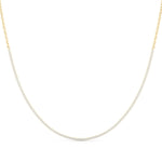 Natural Diamond Prong Set Necklace