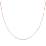 Natural Diamond Prong Set Necklace