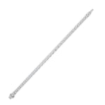 13Cttw Oval Shaped Lab Grown Diamond (F/VS) Classic Line Bracelet in 14K Gold