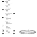 13Cttw Oval Shaped Lab Grown Diamond (F/VS) Classic Line Bracelet in 14K Gold