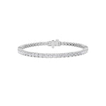9Cttw Round Shaped Lab Grown Diamond (F/VS) Classic Tennis Bracelet in 14K Gold