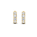 3Cttw Round Shaped Lab Grown Diamond (F/VS)  Earrings in 14K Gold