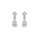 5Cttw Pear Shaped Lab Grown Diamond (F/VS) Dangle Earrings in 14K Gold