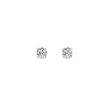 0.5Cttw Round Shaped Lab Grown Diamond (F/VS) Stud Earrings in 14K Gold