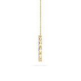 2.25Cttw Marquise Shaped Lab Grown Diamond (F/VS) Circle Necklace in 14K Gold