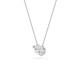 2Cttw Pear Shaped Lab Grown Diamond (F/VS) East West Solitaire  Necklace in 14K Gold