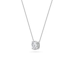 0.75Cttw Round Shaped Lab Grown Diamond (F/VS) Solitaire Necklace in 14K Gold
