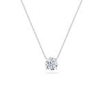 1.5Cttw Round Shaped Lab Grown Diamond (F/VS)  Necklace in 14K Gold