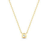 1.5Cttw Round Shaped Lab Grown Diamond (F/VS)  Necklace in 14K Gold