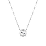 2.5Cttw Round Shaped Lab Grown Diamond (F/VS)  Necklace in 14K Gold