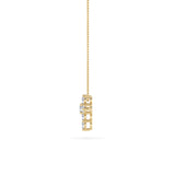 1.5Cttw Round Shaped Lab Grown Diamond (F/VS) Cross Pendant in 14K Gold