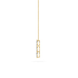 1.5Cttw Marquise Shaped Lab Grown Diamond (F/VS) Cross Pendant in 14K Gold