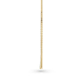 15Cttw Round Shaped Lab Grown Diamond (F/VS) Graduating Half Riviera Necklace in 14K Gold