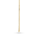 7Cttw Round Shaped Lab Grown Diamond (F/VS) Graduating Half  Riviera Necklace in 14K Gold