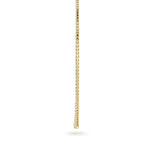 10Cttw Round Shaped Lab Grown Diamond (F/VS) Graduating Full Riviera Necklace in 14K Gold