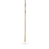 10Cttw Round Shaped Lab Grown Diamond (F/VS) Graduating Full Riviera Necklace in 14K Gold