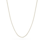 10Cttw Round Shaped Lab Grown Diamond (F/VS) Tennis Necklace in 14K Gold