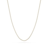 10Cttw Round Shaped Lab Grown Diamond (F/VS) Tennis Necklace in 14K Gold