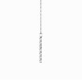2Cttw Oval Shaped Lab Grown Diamond (F/VS) Cross Pendant in 14K Gold