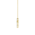 2Cttw Marquise Shaped Lab Grown Diamond (F/VS) Cross Pendant in 14K Gold