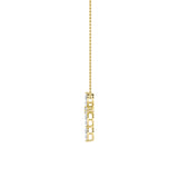 2Cttw Marquise Shaped Lab Grown Diamond (F/VS) Cross Pendant in 14K Gold