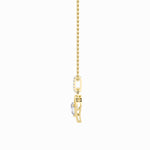 1.5Cttw Round Shaped Lab Grown Diamond (F/VS) Heart Shaped Pendant in 14K Gold